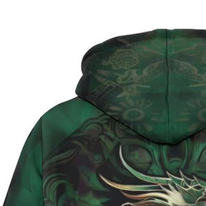Sudadera con Capucha Unisex Personalizada con Estampado 3D por Sublimación, Tejido de Rizo, 100% Algodón, Transpirable, de Secado Rápido, con Logotipo Personalizado - Product Image 4