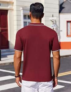 Polos à rayures OEM personnalisés pour hommes Polo à la mode d'été Polos de haute qualité pour vêtements de sport Marques Vente en gros - Product Image 6