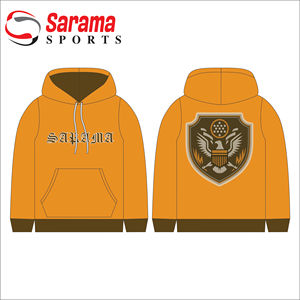 Pull à capuche épais en coton pour homme, pull de marque personnalisé, printemps et automne, sublimation personnalisée - Product Image 2