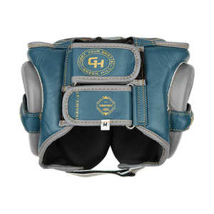 Casco de Boxeo AZTEC Azul/Gris, Equipo Esencial y Protección para Boxeadores - Product Image 1