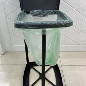 Cubo de basura plegable para organización de cocina para acampar al aire libre con almacenamiento de gran capacidad con un soporte de basura de inserción de tubo - Product Image 4