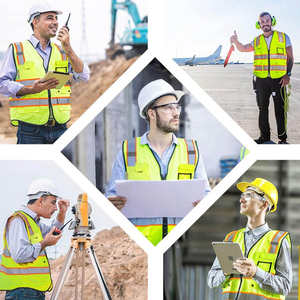 Customized wholesale Safety <b>Vest</b> Made in Pakistan High visibility safety <b>vest</b> security <b>reflective</b> <b>vest</b> made in Pakistan - Product Image 2