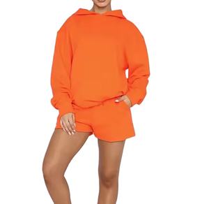 Hoodies de haute qualité pour femmes pour l'hiver et les saisons estivales, crop tops à capuche pour femmes, ensembles de deux hoodies, 2026 - Product Image 2