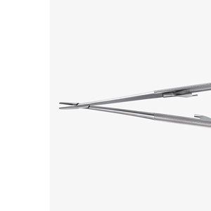 Pemegang jarum mikro baja tahan karat 9 CM kualitas tinggi Forceps lurus 9 CM pemegang jarum bedah castlejo pemegang jarum <span class=keywords><strong>TC</strong></span> - Product Image 2