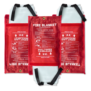 Couverture anti-feu réutilisable en fibre de verre, épaisseur 0,43-0,45 mm, pour usage domestique et cuisine, tailles personnalisables, résistance à la chaleur d'urgence 550°C - Product Image 3