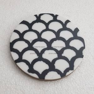 Sous-verres modernes de bonne qualité en bois et résine époxy River Best Office & Home Mat & Pad de SCI - Product Image 6