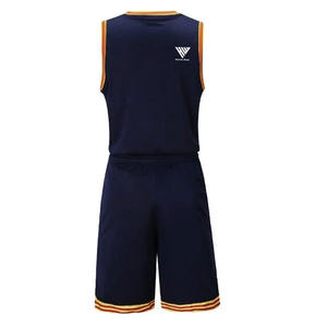 Dernier design d'uniforme de basket-ball personnalisé par sublimation pour logo brodé, uniforme de basket-ball léger en gros - Product Image 3