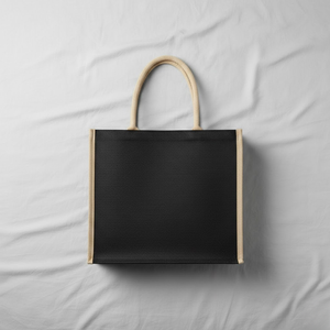 Bolsa de Yute Teñida Laminada Cónica con Logotipo Personalizado al por Mayor |   Bolsas de Compra Reutilizables Ecológicas de Primera Calidad con Cierre de Cremallera - Product Image 4