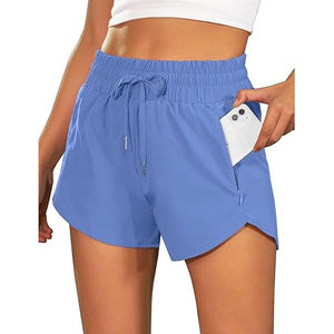 Shorts Deportivos de Gimnasio para Mujer, Corte Cruzado, Secado Rápido, Ajuste Delgado, Personalizados, al por Mayor, Precio de Fábrica, OEM - Product Image 3