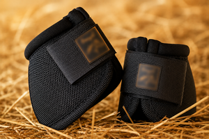 Premium Shock Absorbing Professional Overreach Bell <b>Boots</b> for Horses Neoprene & 3D <b>Air</b> Mesh Customizable - Product Image 3