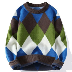 Marques de mode haut de gamme vêtements hiver hommes pulls chandails de haute qualité épais chaud respirant pull en cachemire hommes 2024 - Product Image 3