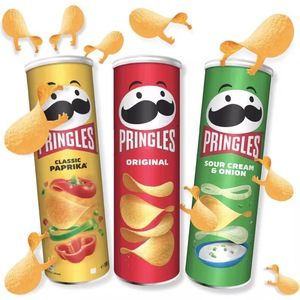 Pringles de qualité originale, chips en vrac de 165 g et 110 g, 8 saveurs, dont épicé, vente en gros - Product Image 6