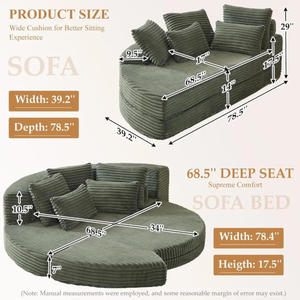 Productos de Alta Demanda en 2026: Sofá de Compresión al Vacío con Chaise Longue, Aceptamos Pedidos Pequeños (Alibaba, Amazon) - Product Image 2