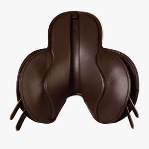 Silla de Montar de Cuero Sintético Resistente, Diseño Personalizado con Herrajes de Acero Inoxidable, Perfecta para Montar a Caballo Profesionalmente - Product Image 1