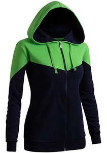 La mejor calidad, precio al por mayor, bordado para mujer, jersey de manga larga con media cremallera de gran tamaño, Sudadera con capucha a la venta - Product Image 3