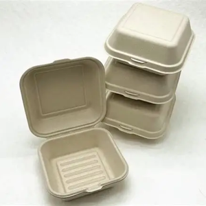 Fiambrera compostable de bagazo de caña de azúcar | Ecológico sostenible Areca Packaging Bulk | Exportación al por mayor - Product Image 6