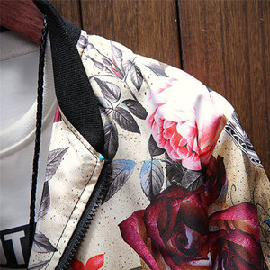 Male Casual Streetwear <b>Hip</b> Hop Slim Fit Coat Spring Autumn New Bomber Zipper Jacket Custom Size Clothing <b>for</b> Men - Product Image 4