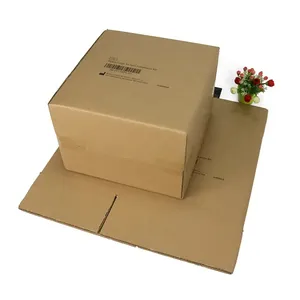 Caja de cartón corrugado de envío personalizado de fabricante largo, caja de correo para entrega de frutas y verduras, caja de cartón de papel A4