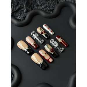 Crimson <b>Noir</b> Dark Romance Edition Press on Nail - Product Image 2