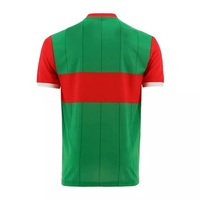Jersey Hurling Kustom Tim Olahraga Bernapas Ringan Menyerap Keringat Lengan Pendek Seragam Kaos Hurling Gaelik Ukuran Besar