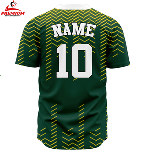Camiseta de Béisbol Personalizada Unisex de Alta Calidad, Ropa Deportiva Transpirable para Adultos, Talla Grande, Uniforme Sublimado con Logotipo Bordado - Product Image 2