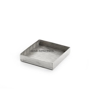 Bandeja de Servicio Moderna Redonda Resistente al Calor Chapada en Oro para Fiestas, Bodas y Festivales, Uso en el Hogar y Comedor - Product Image 1