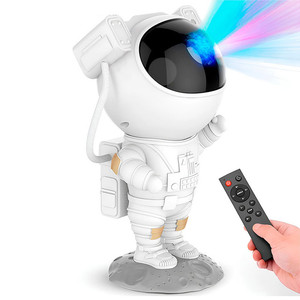 Myrva Astronaut Lamp 1080P LCD <b>Projector</b> Portable Home Theater <b>Light</b> With Adjustable Holder - Product Image 5
