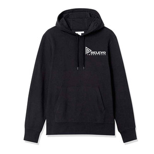 Negro en blanco diseño recortado peso pesado otoño algodón 400 Gsm Boxy Fit estilo de gran tamaño logotipo personalizado hombres sudaderas con capucha - Product Image 1