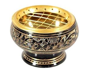 2024 adornos de quemador de incienso de Metal de Oriente Medio juego de soporte de quemador de incienso árabe decoración del hogar para la religión - Product Image 1