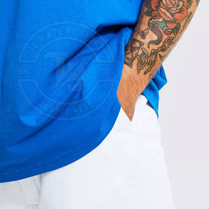 เสื้อยืดโอเวอร์ไซส์ผู้ชายคุณภาพสูง ปรับแต่งได้ 100% ผ้าฝ้าย ระบายอากาศดี เป็นมิตรกับสิ่งแวดล้อม แขนสั้น สวมใส่สบาย ราคาดีที่สุด - Product Image 6