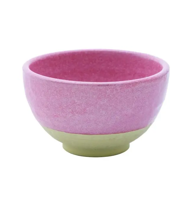 Restoran Mewah Set keramik Jepang Harga warna-warni mangkuk sup putih