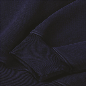 Jersey personalizado de algodón con precio al por mayor para hombres sudadera de ajuste de gimnasio con teñido liso y bordado Unisex - Product Image 4