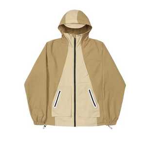 Ensemble de survêtement en polyester à fermeture éclair imperméable avec logo brodé personnalisé - Product Image 2