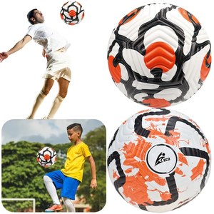 Balón de fútbol de tamaño profesional 5 para adultos y niños, Fútbol cosido a máquina de cuero de Bajo aire para entrenamiento deportivo al aire libre - Product Image 5