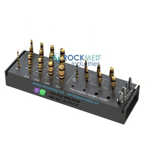 ROCKMED ARTE UNIVERSAL <b>GUIDED</b> SURGERY Manual Dental BUR Full Kit Titanium Components Osseodensification Protocol <b>Drill</b> ALL - Product Image 3