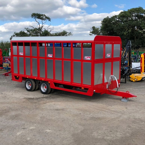 Remolque de Acero de Doble Eje para Ganado, Nuevo, en Oferta, para Transporte de Caballos, Semirremolque con Frenos Eléctricos, 3800 kg - Product Image 6