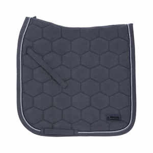 Euro Cavall 2025 Colección de almohadillas para SILLÍN Twilight Blue Grey Diamond Quilting Dressage Saddle Pad - Product Image 1