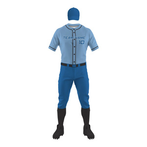 Wholesale Men Baseball Uniforms Custom Logo Team Jersey And <b>Pants</b> Breathable <b>Mesh</b> Fabric Sportswear Factory 2025 - Product Image 2