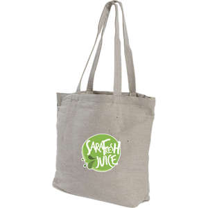 Bulk Cheap Custom Tote Bag Lightweight Cotton with Embroidery & Letter Decoration Zipper Closure Portable Customizable Tote Bag - Product Image 1