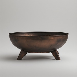 Brasero de jardin élégant en métal, conçu pour un usage décoratif et fonctionnel, offrant une chaleur équilibrée et une beauté visuelle. - Product Image 6