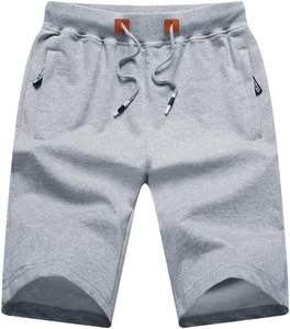 Pantalones cortos deportivos informales para hombre de verano 2025, algodón 100%, de secado rápido y transpirables para correr y hacer ejercicio, servicio OEM - Product Image 1