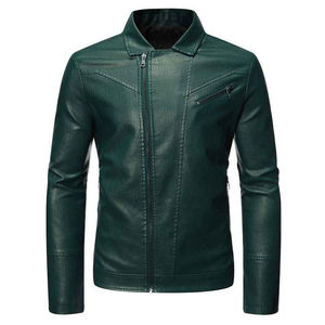 2025 Original veste en cuir véritable en gros personnalisé nouveau Style meilleure vente Vintage haute qualité coupe-vent hommes veste en cuir - Product Image 4