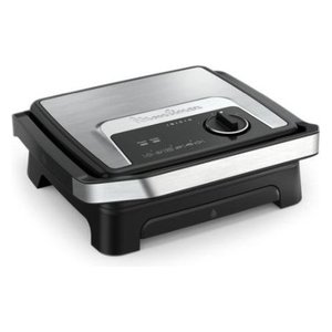 Parrilla Eléctrica 2000W INICIO Ajustable 2 en 1 Plateada y Negra GI272D10 - Product Image 1