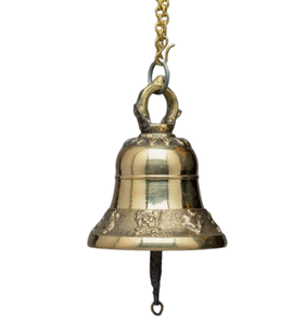 กระดิ่งแขวนตกแต่งบ้านกลางแจ้งวันคริสต์มาสโรงแรมบ้านสีทองห้อยตกแต่งด้วยด้ามจับ - Product Image 6