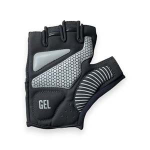Gants de musculation demi-doigts anti-UV pour fitness et musculation - Noir - Product Image 3