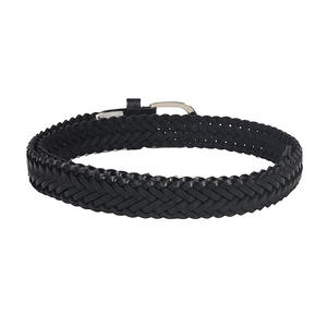 Meilleures ventes 100% ceintures tressées en cuir véritable confortables réglables Logo personnalisé et taille ceintures en cuir de haute qualité - Product Image 6