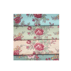 Tela de algodón con estampado Floral Vintage, tejido con productos sedosos suaves de Tailandia, calidad prémium, nueva colección - Product Image 1