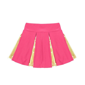 ชุดเชียร์ลีดเดอร์คุณภาพสูง ชุดกีฬาเชียร์ลีดเดอร์แบบสั่งทำ ชุดยูนิฟอร์มเชียร์ลีดเดอร์แบบไม่มีแขน กระโปรงเชียร์ลีดเดอร์ฟุตบอล ชุดเดรสเด็กผู้หญิง ชุดเต้น - Product Image 3