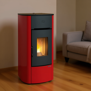Estufa de Pellets MARIELLA 7kW Bordeaux 5 Estrellas Clase A+ 1294801 - Product Image 3