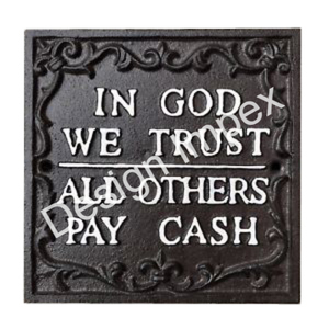 Cast Iron Approved Garage Service Wall Mounted Vintage <b>Plaque</b> Customized Acceptable Hot Selling <b>Metal</b> <b>Plaque</b> and Wall Sign - Product Image 3